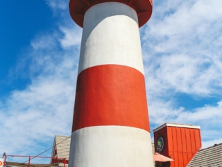 lighthouse on the pier in Oceanside, Ca