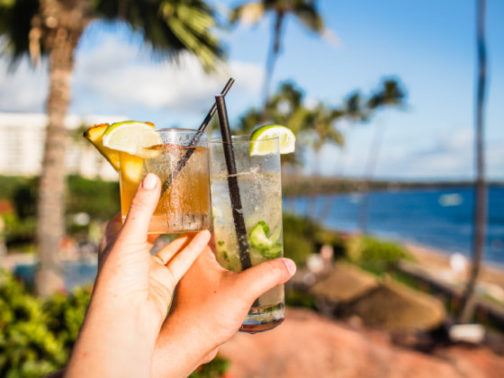 A Mai Tai and Tengu Teaser from Japengo at The Hyatt Regency Maui