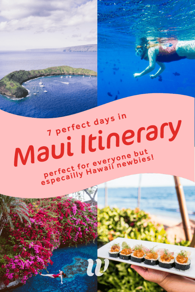 Maui Itinerary Ideas for 1 to 7 Days (+Planning Tips) Hawaii, USA