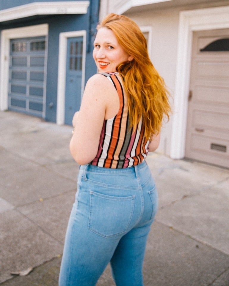 High waisted 2024 curvy pants