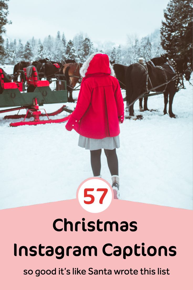 57 Christmas Instagram Captions SO GOOD It's Like Santa Wrote Them