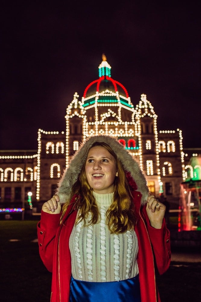 December 15, 2019 - Victoria BC, Canada. Festive Christmas