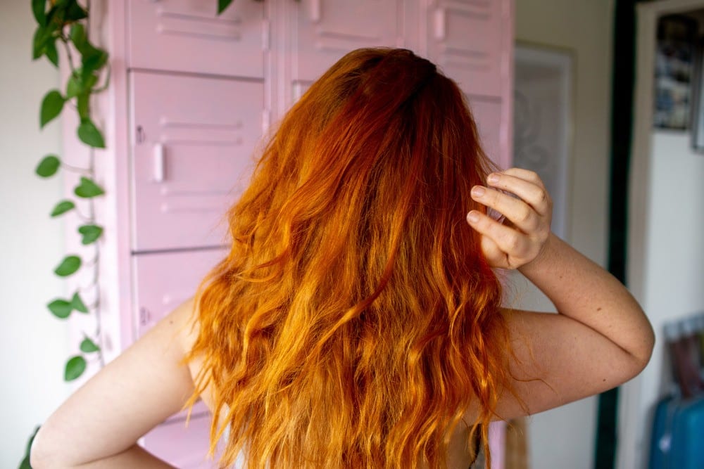 Overtone Ginger Hair Dye: The Perfect Solution for Fading Blue Hair - wide 1