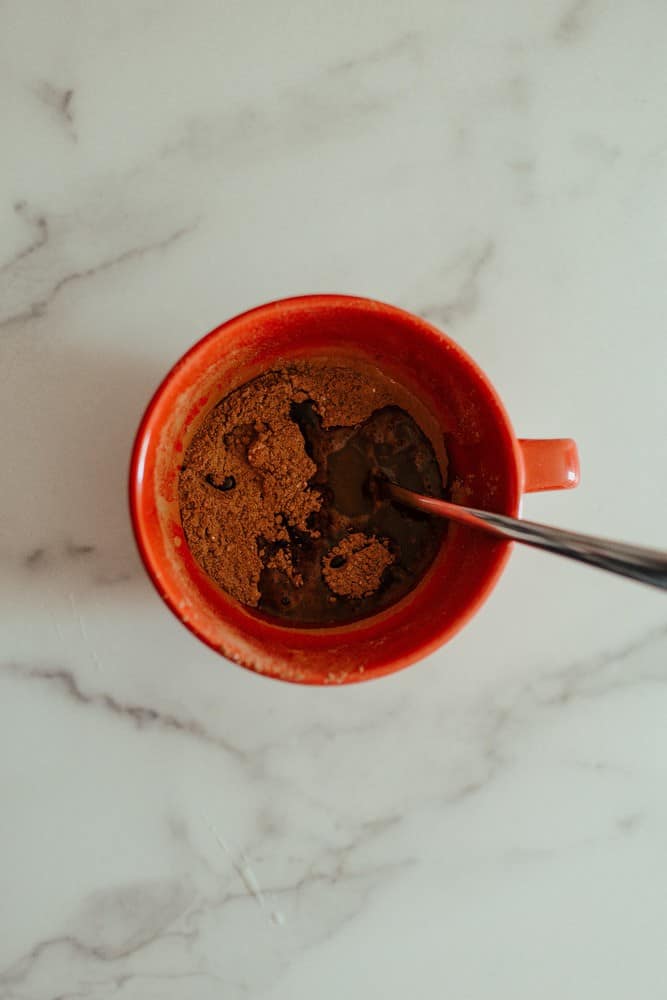 3-Minute Gooey Vegan Mug Brownie Recipe For Late Night Cravings