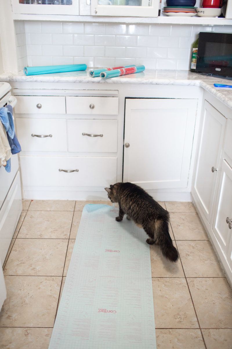 DIY How I Put Contact Paper On My Fridge (Before & After Photos!)