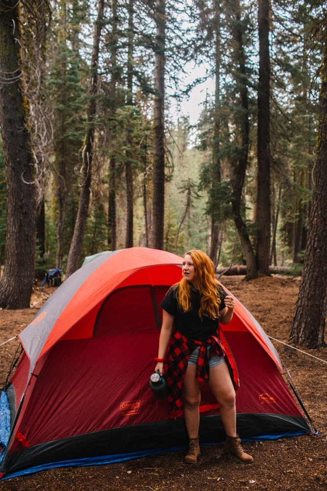 Tent Camping in Lassen Volcanic National Park