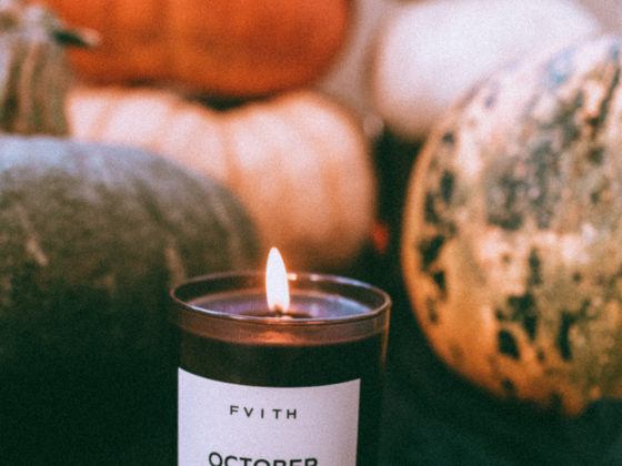 October scented candle from Fvith