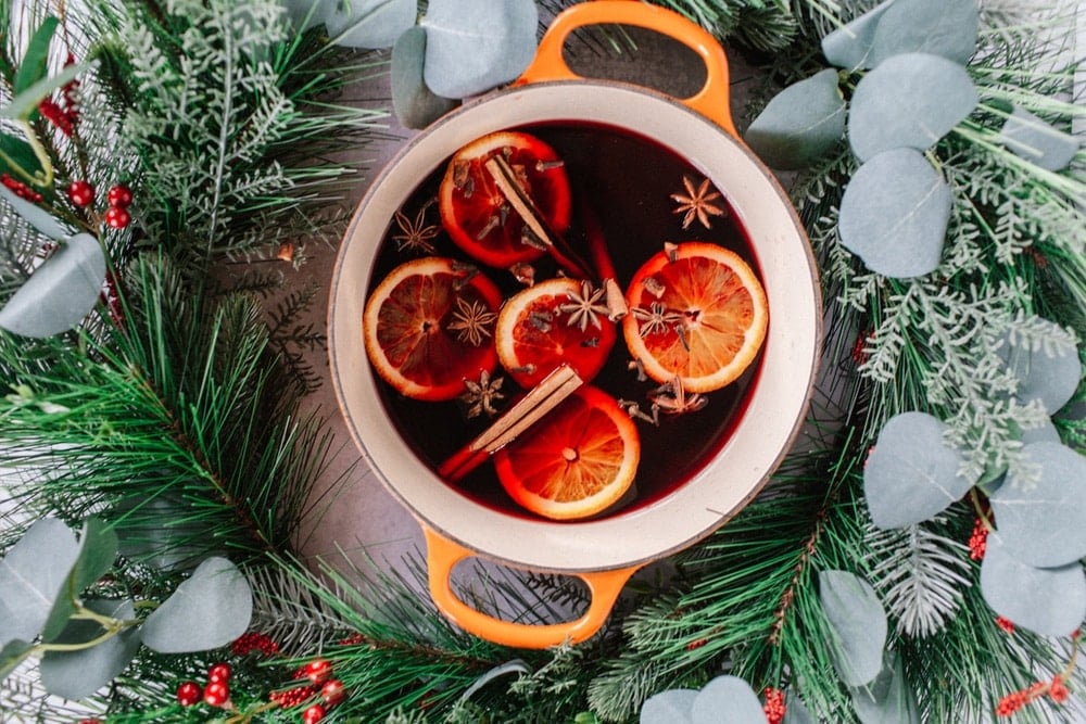 Christmas Mulled Wine Pot with Heater