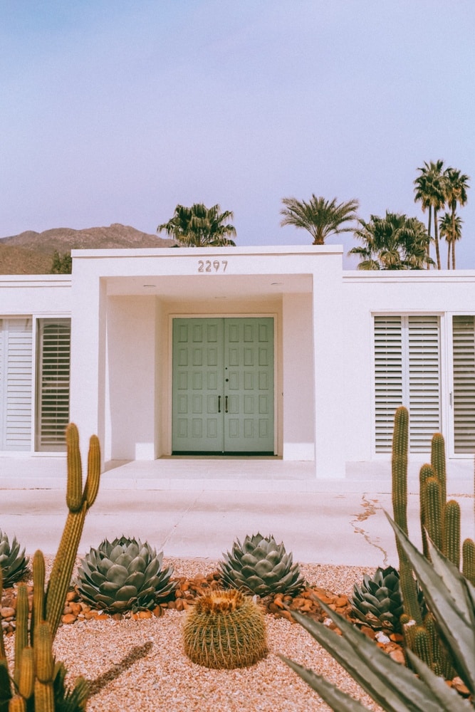 9 Stylish Palm Springs Airbnbs (Including That Pink Door!)