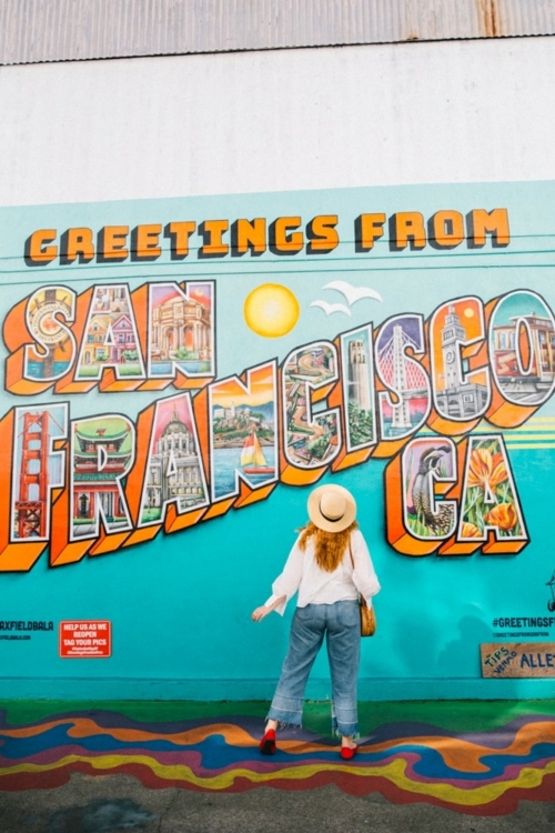 Umbrella Alley: Where To Find The 'Greetings From San Francisco' Mural