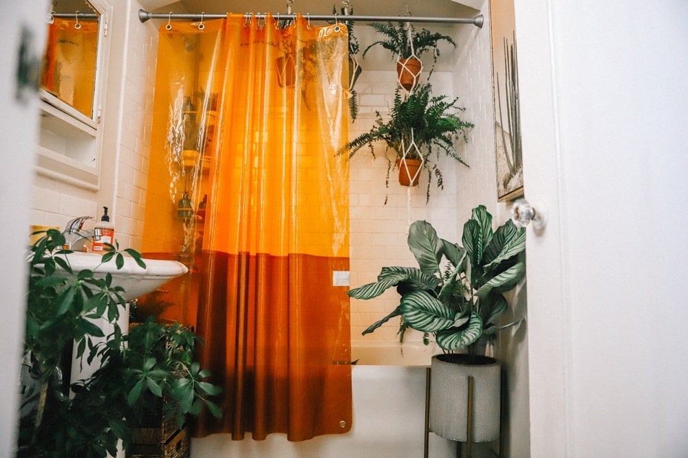 Boho Shower Curtain - Live Happy