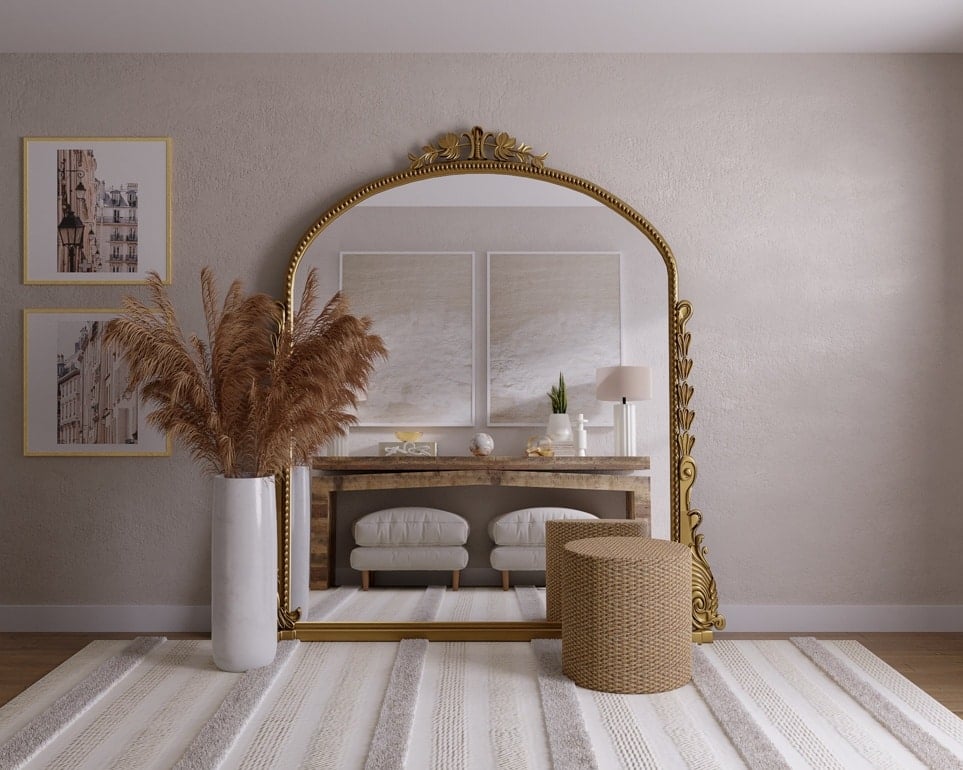 8 Affordable Anthropologie Mirror Dupes, Large Gold Floor Mirror Anthropologie
