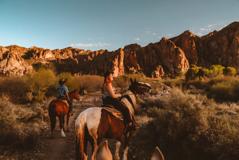 Horseback Riding in Arizona My Stunning Desert Sunset Trail Ride Near Mesa