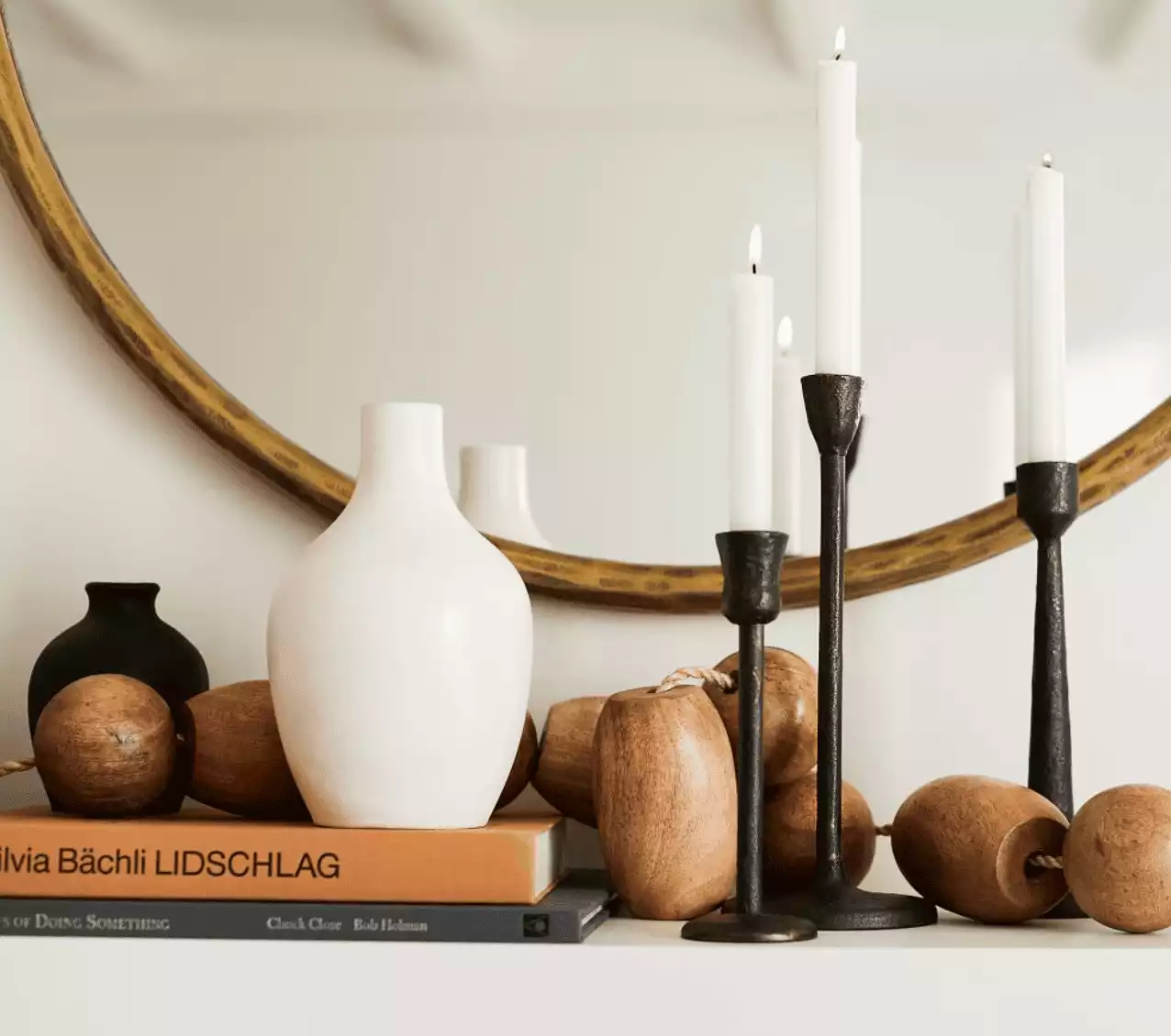 Rio Bronze Taper Candleholder