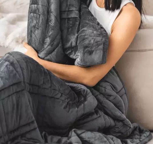 Comma Home Minky Weighted Blanket