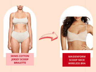 I was so excited for my viral  Skims dupe but it's see-through, and  that's not the only reason it flashes your bra