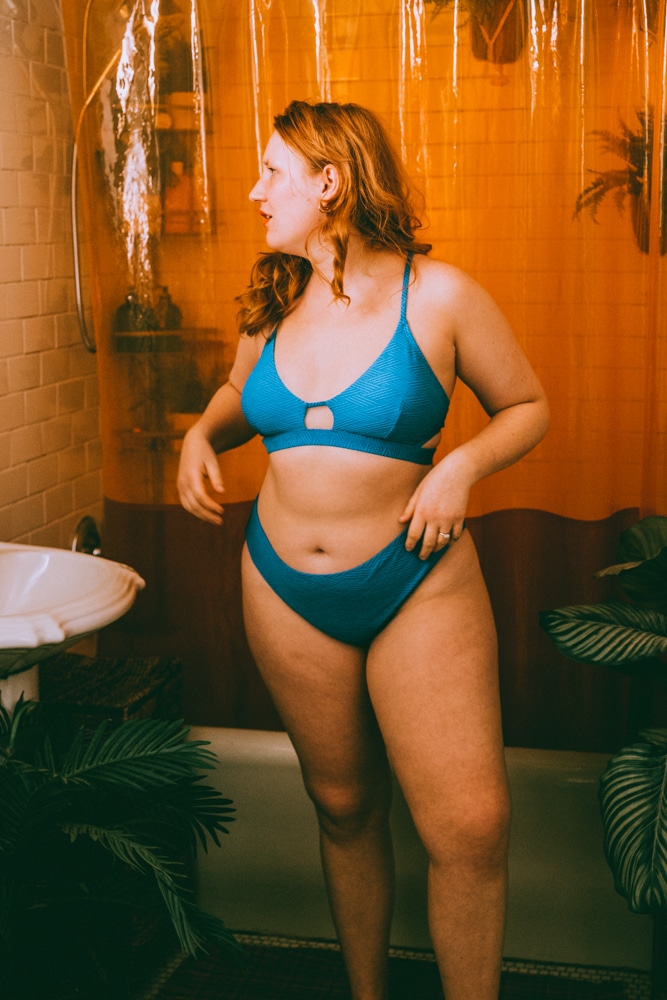 Flattering Swimsuits for Pear Shaped Women: My Swimwear Collection 