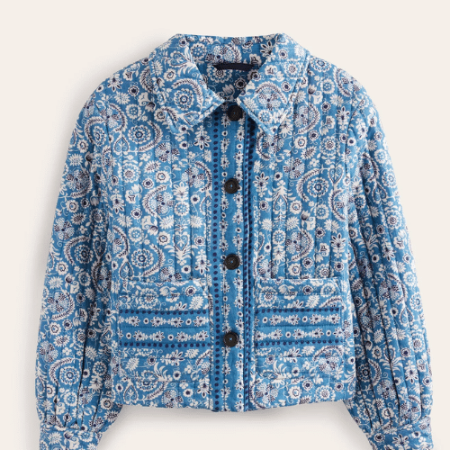 Printed Quilted Jacket