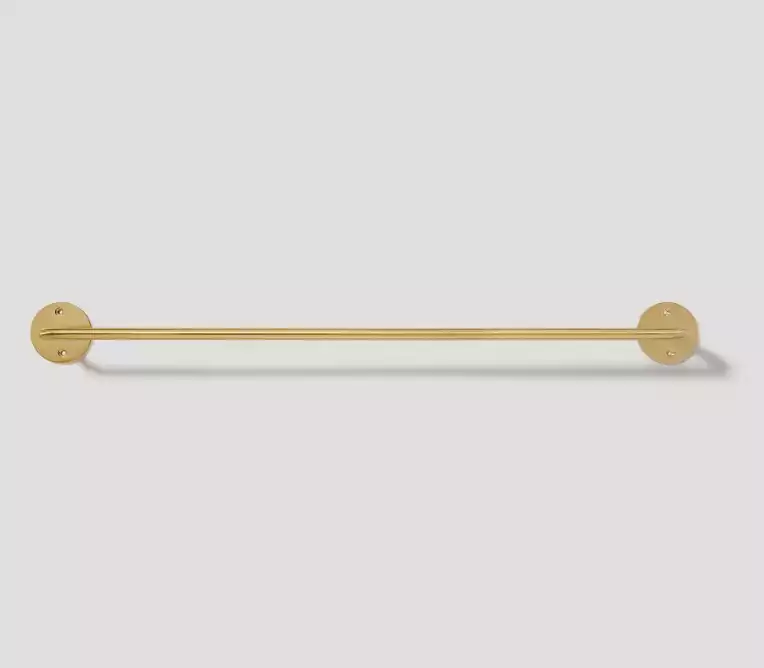 Plank Hardware Brass Towel Rail