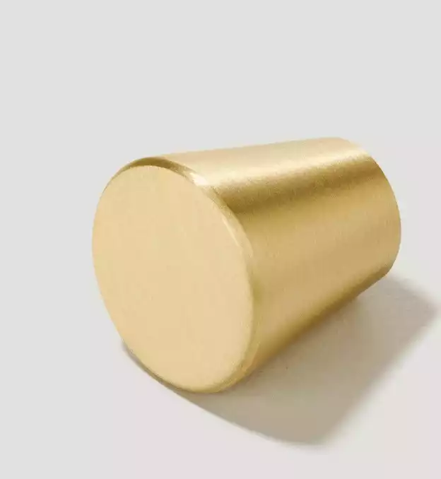 Brass Tapered Cabinet Knob