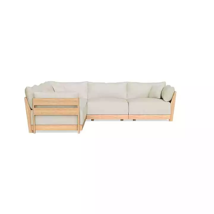 Modular Bondi 5-Seater Sofa in Mascarpone – Inside Weather