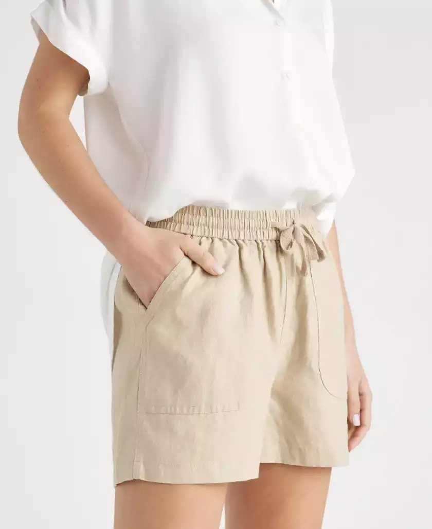 Quince 100% European Linen Shorts