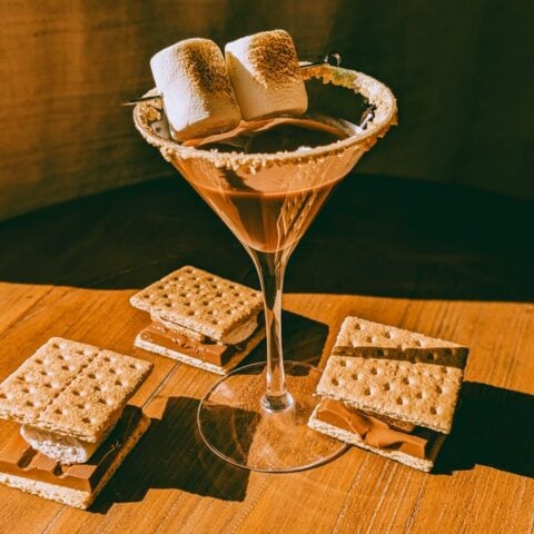 Roaring S’mores Martini: Leo Zodiac Sign Cocktail