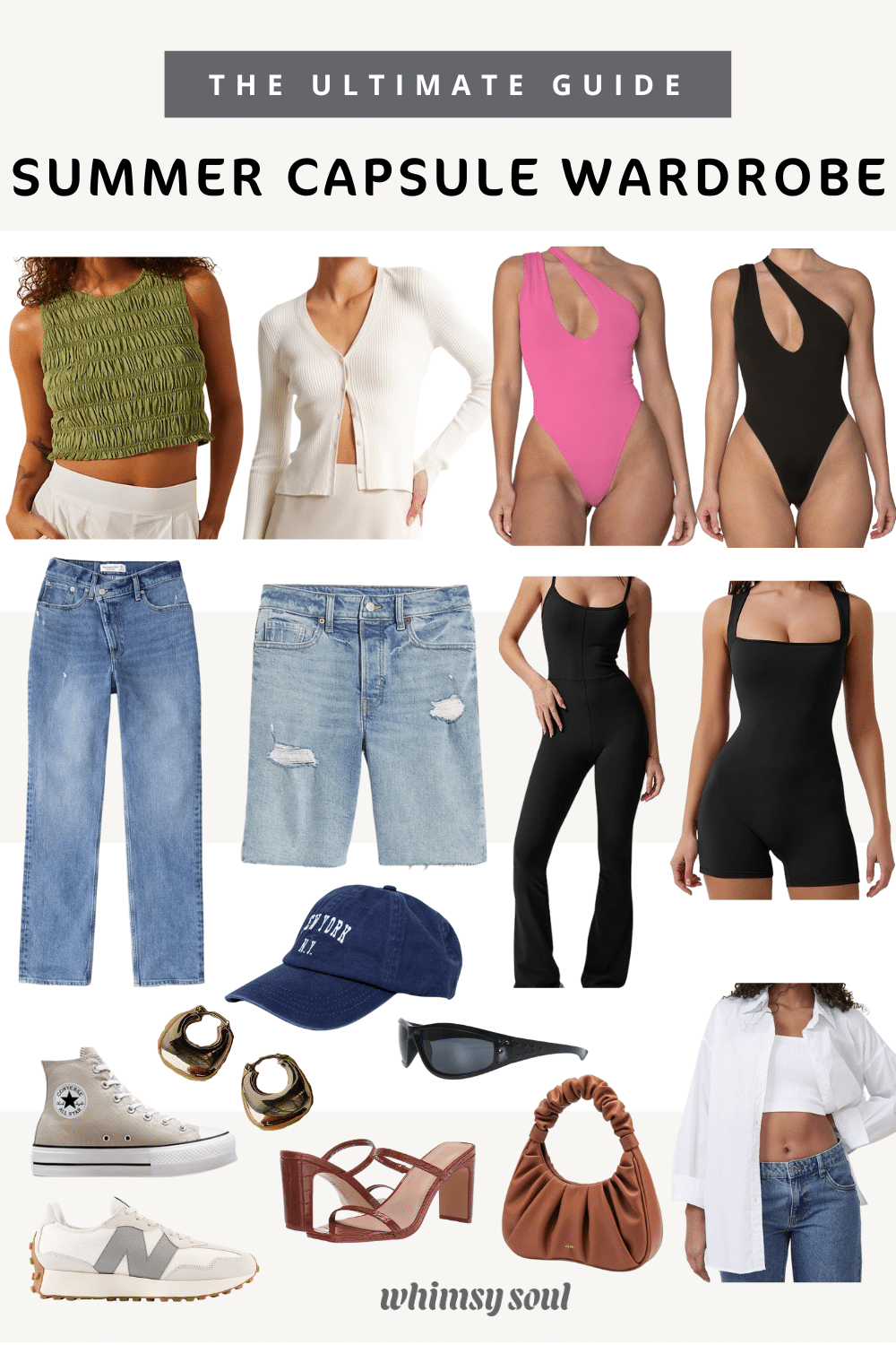 Summer Capsule Wardrobe - 20+ Items, More Than 30 Outfits