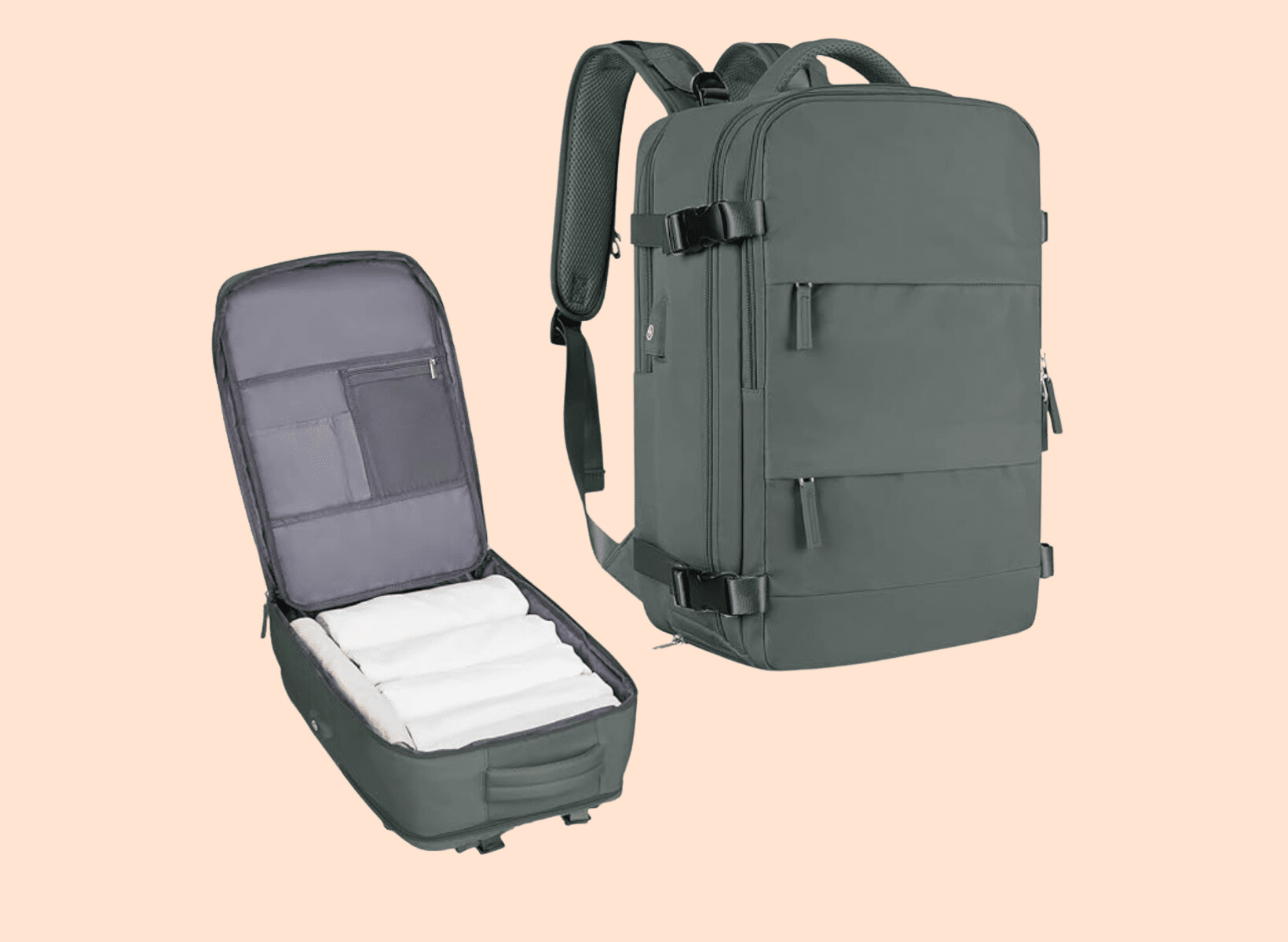 I'm so impressed with this travel carry-on personal size backpack! I t, travel backpack