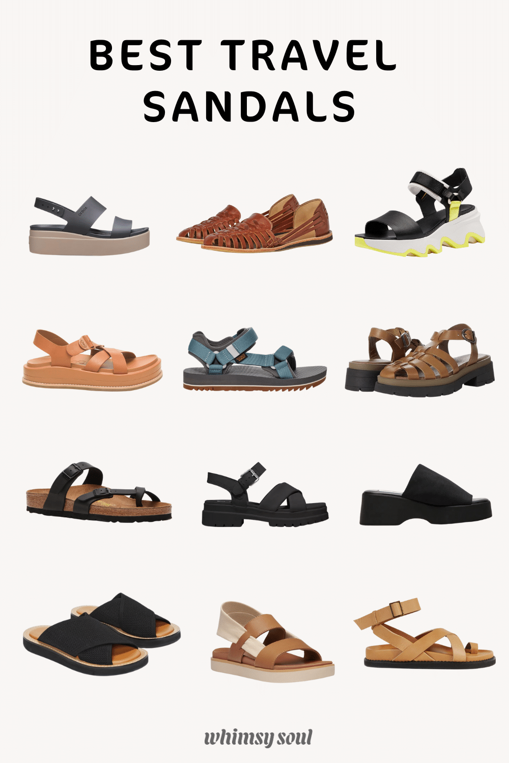 18 Best Travel Sandals Approved For Comfort & Style