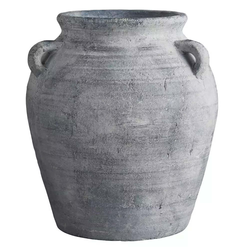 Distressed Stone Planter Pot Vase
