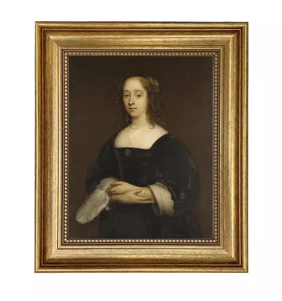 Portrait Of A Woman By Cornelis Jonson Van Ceulen