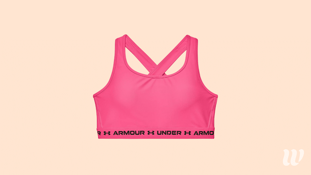 Pink Victoria Secret push up sports bra in grey and - Depop