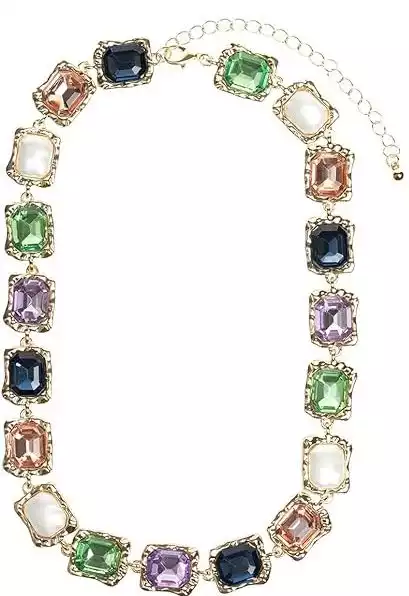 Hopmiss Baroque Pearl Statement Collar Necklace
