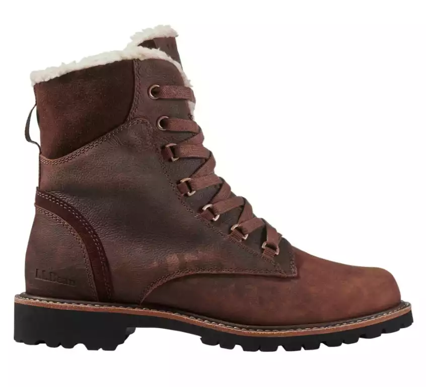 Women's Rugged Lace-Up Cozy Boots