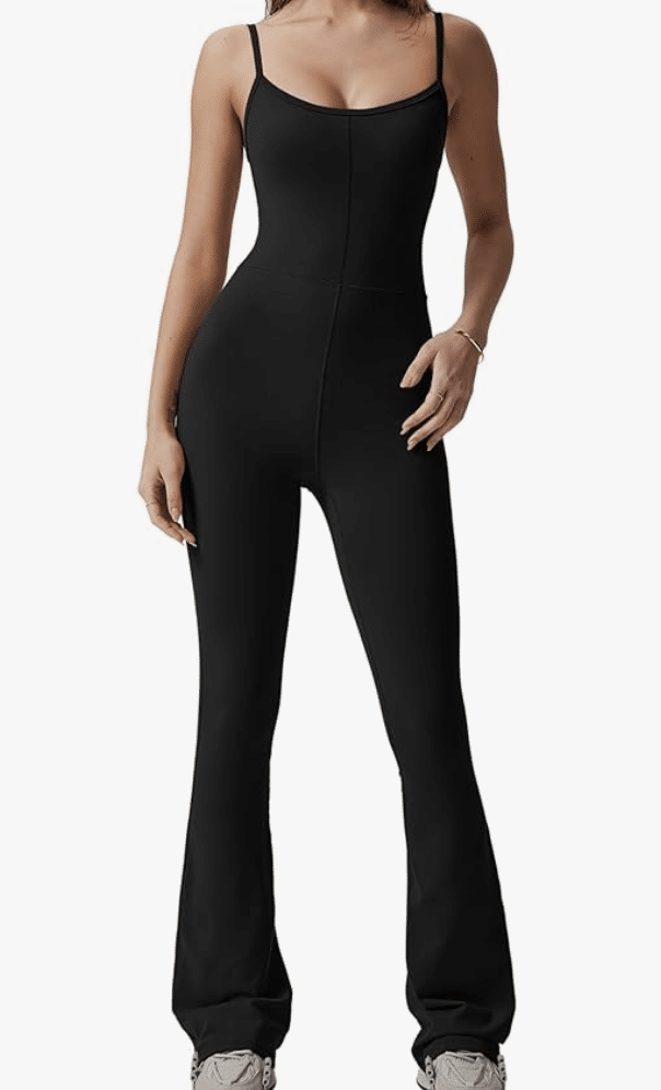 QINSEN Black Jumpsuit