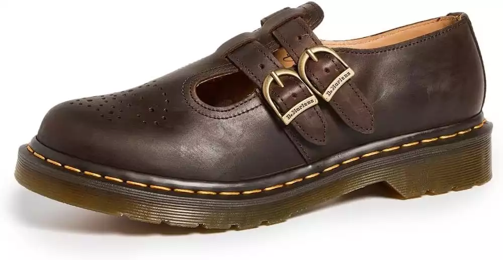 Dr. Martens Women's 8065 Mary Jane Loafers, Dark Brown