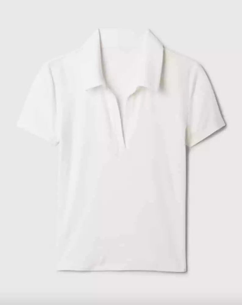 Gap Essential Rib Polo Shirt