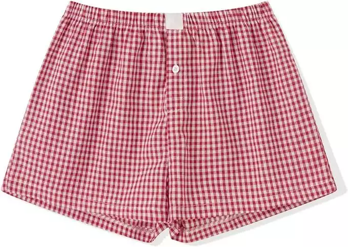 Lounge Plaid Boxer Shorts