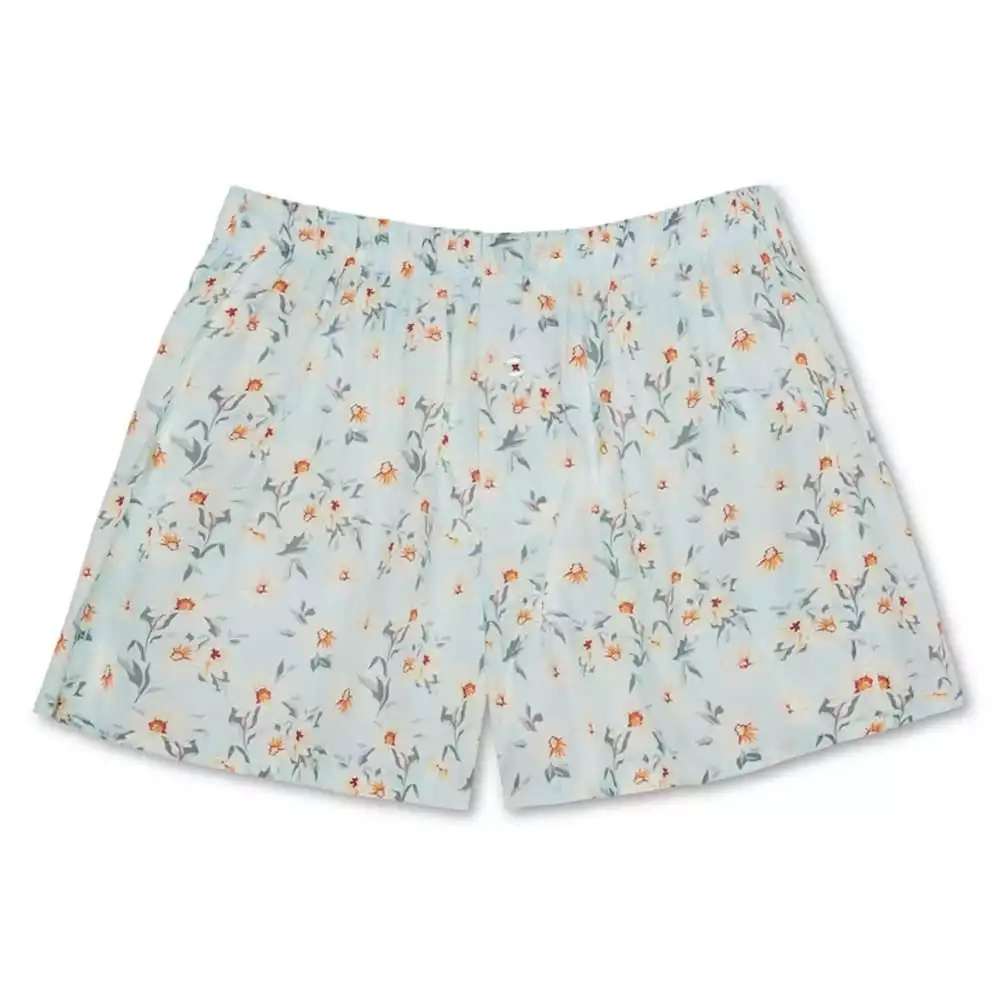 Organic Cotton Daisy Boxer Shorts