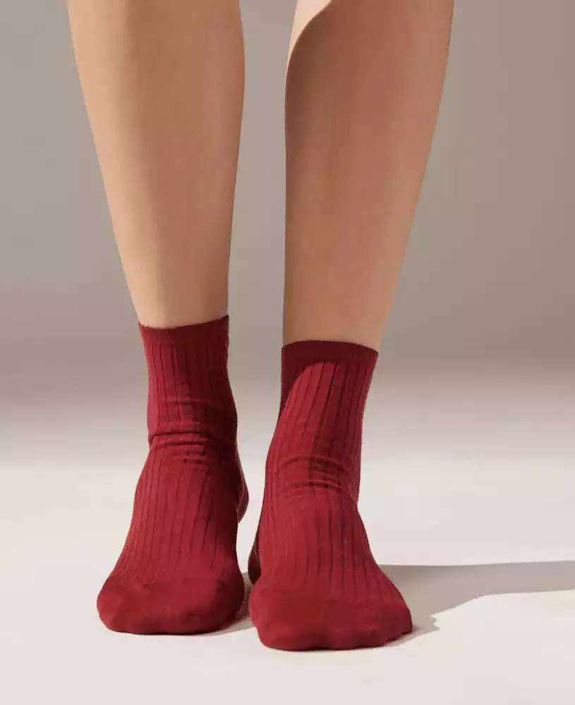 Non-Elastic Cotton Ankle Socks