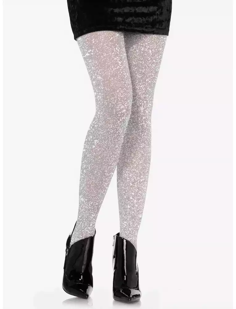 Shimmer Tights Silver