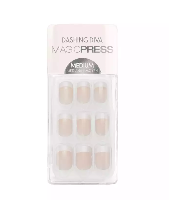 Dashing Diva Magic Press-On Nails Classic French Nails