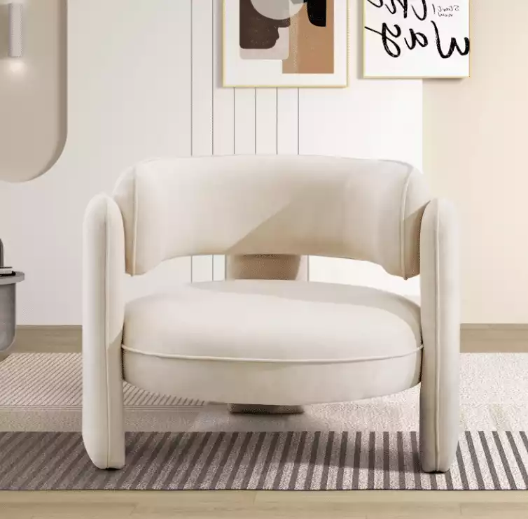 Ebello Modern Velvet Accent Chair