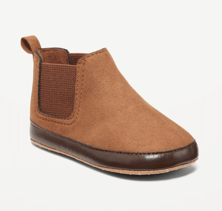 Faux-Suede Chelsea Boots