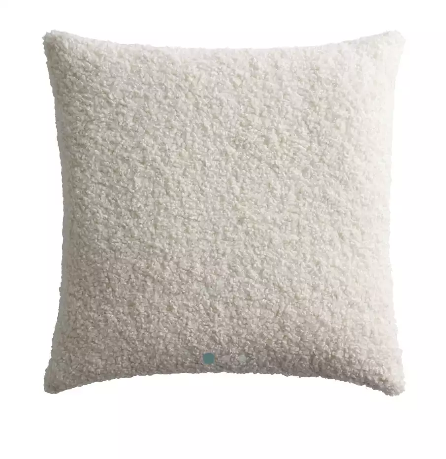 Oversized Textured Boucle Throw Pillow