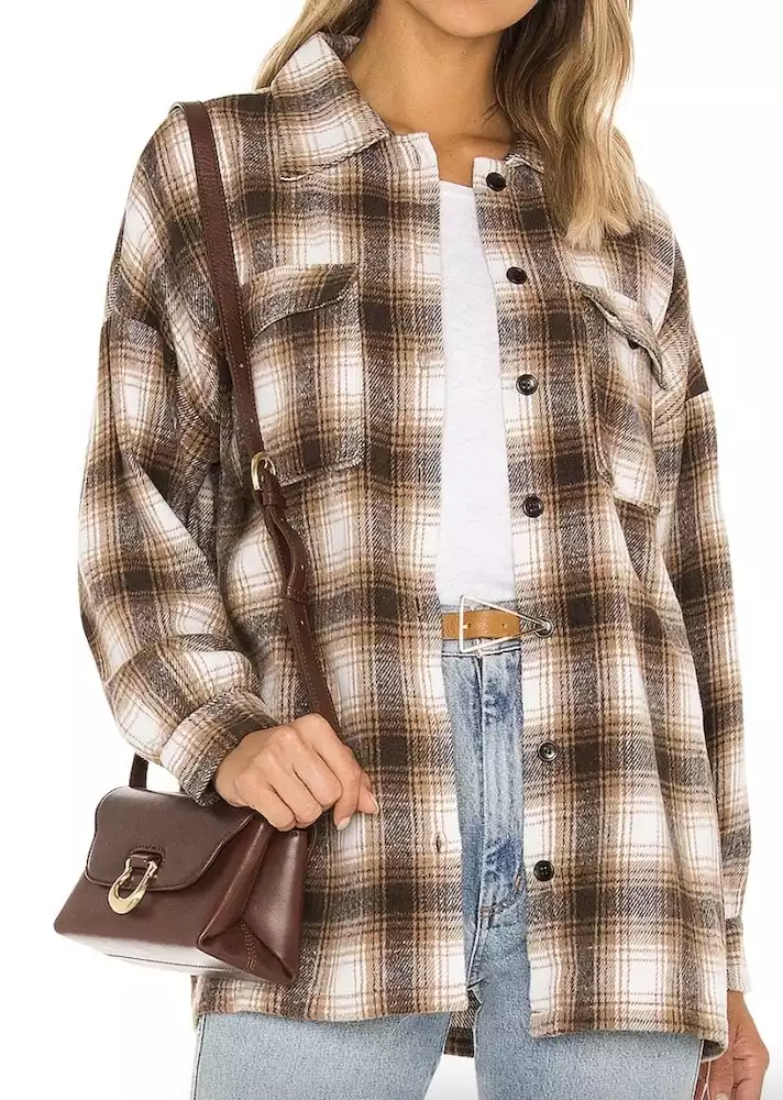 Revolve Harlow Flannel Shacket