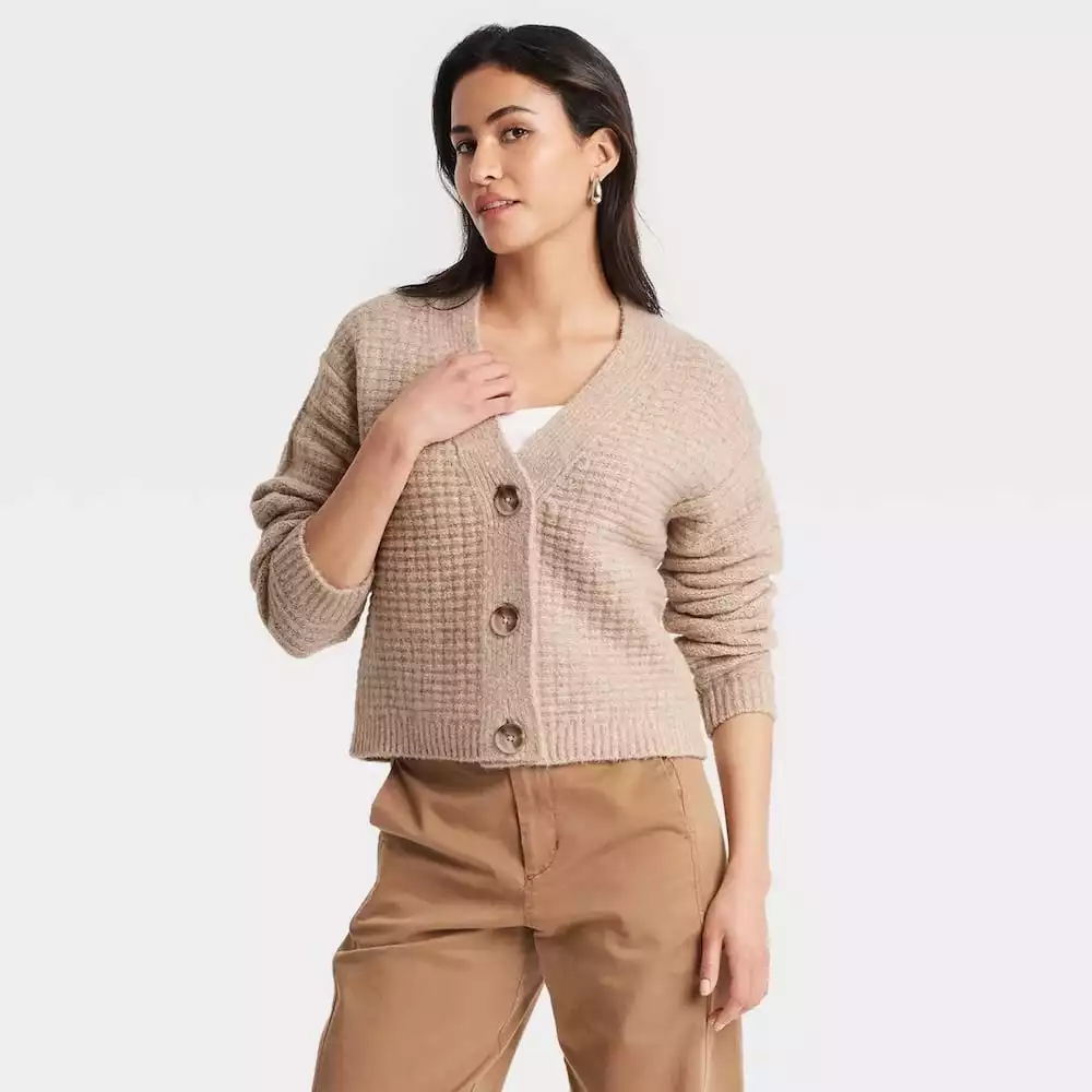 Universal Thread Cozy Knit Button-down Cardigan