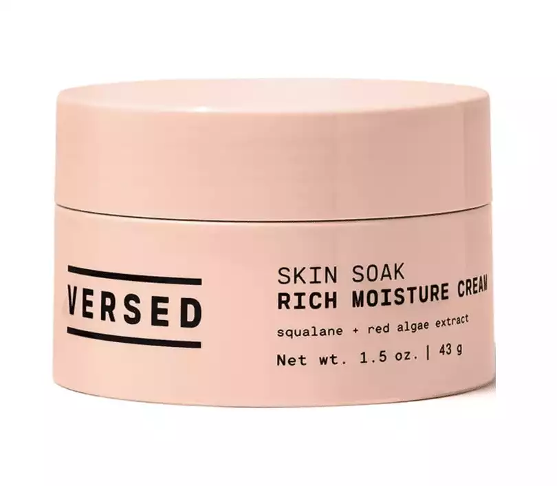 Versed Skin Soak Rich Moisture Cream, Squalane + Red Algae Extract