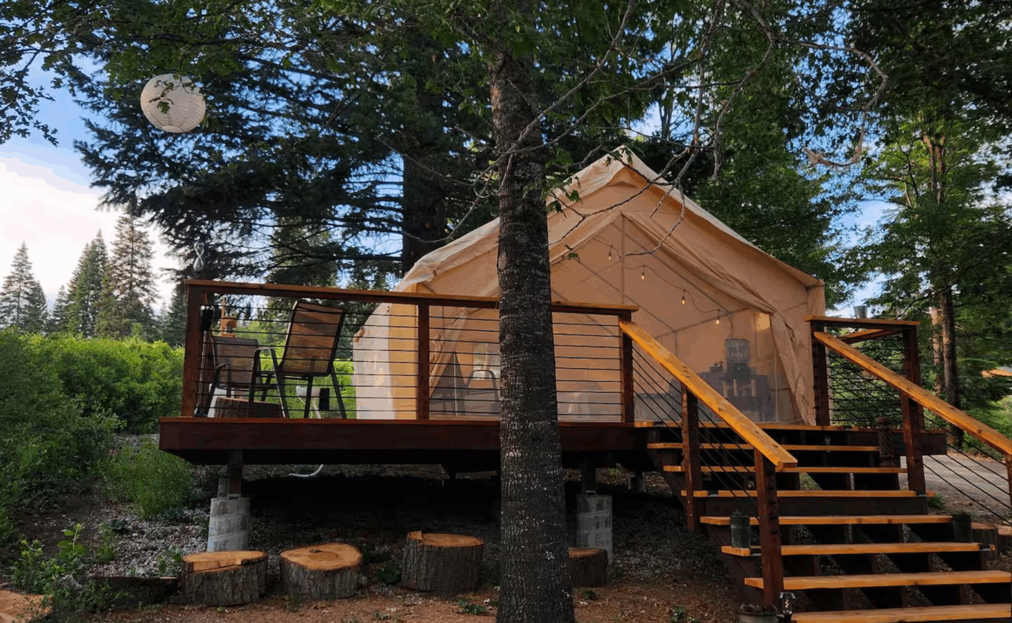 Whimsy Soul california glamping yurt 140
